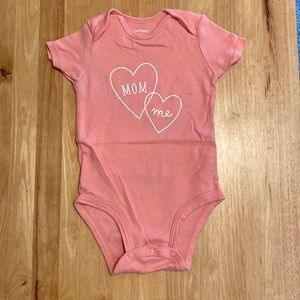“Mom & Me” Hearts Bodysuit - Size 12M